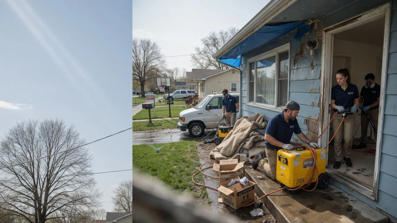 Basement Flood Cleanup in Howes, SD near me